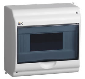 Бокс КМПн 2/9-1 (MKP42-N-09-31-01) Щиток модульный с прозрачной дверцей, настенный
